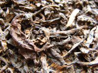 七子小緑印圓茶7542の散茶