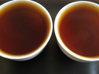 七子小緑印圓茶7542の散茶と7542七子餅茶80年代中期