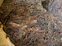 7582大葉青餅70年代プーアール茶