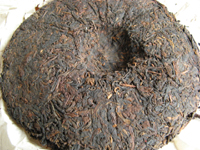 7582大葉青餅70年代プーアル茶