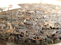 7582大葉青餅70年代プーアル茶