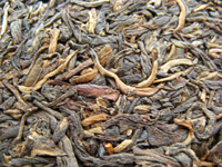 92紅帯青餅プーアル茶