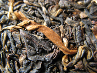 92紅帯青餅プーアル茶