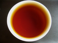 厚紙黄印七子餅茶プーアル茶