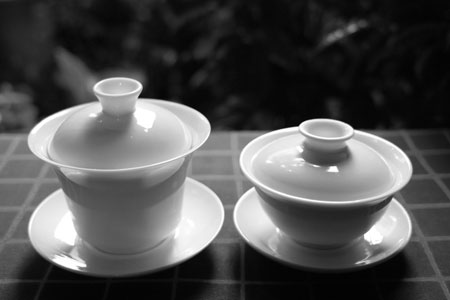 生茶のプーアール茶に蓋碗