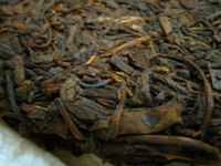 後期紅印圓茶（プーアール餅茶・プーアル餅茶）