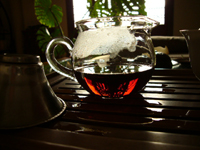 早期紅印春尖散茶プーアール茶
