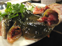 麻辣火鍋の具にナマズ