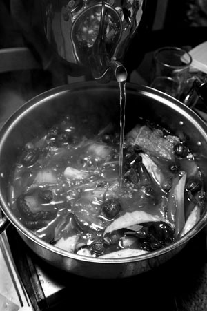 麻辣火鍋の薬味セット