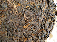 七子黄印大餅70年代プーアル茶