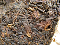 七子黄印大餅70年代プーアル茶