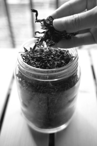 生茶のプーアール茶に蓋碗