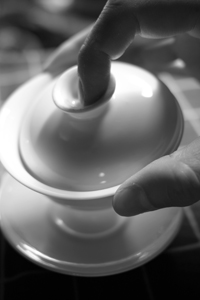 プーアル茶には蓋碗