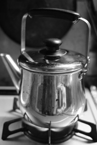 熟茶プーアル茶にはヤカン