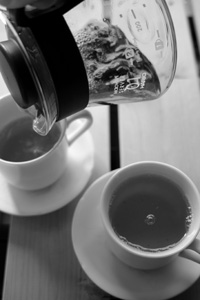 生茶のプーアール茶に蓋碗