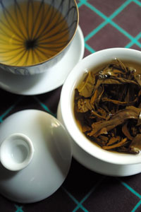 プーアル茶には蓋碗