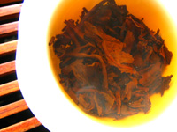 早期藍印鉄餅プーアル茶