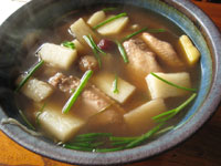 長芋（山薬）の薬膳スープ