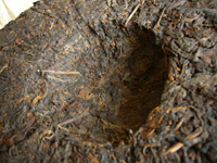 中茶牌簡体字鉄餅プーアル茶