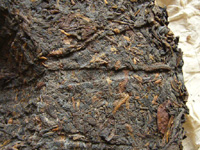 中茶牌簡体字鉄餅プーアル茶