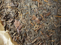 中茶牌簡体字鉄餅プーアル茶